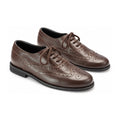 Brown Soft Leather Lace for Boy by London Kids