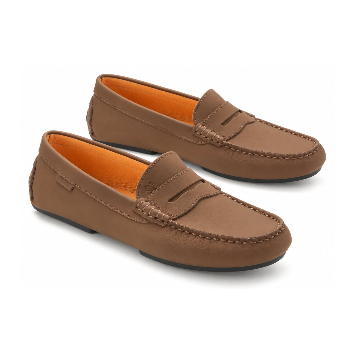 Brown Medium Sahara Classic Penny Style Moccasin