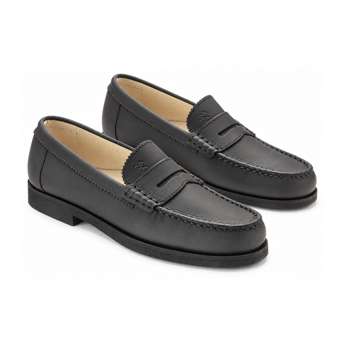 Black Sahara Girls School Loafer