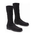 Black Stretch Girls Stretch Boots