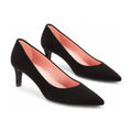 Black Suede Teens Pump